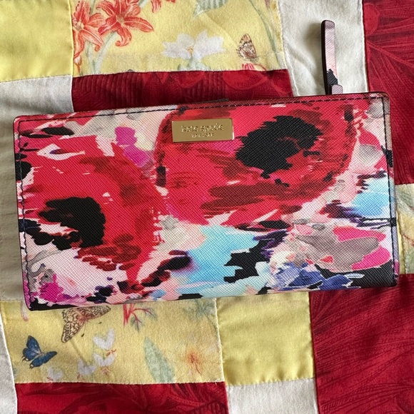 Kate Spade Multicolor Floral Wallet - Picture 1 of 2